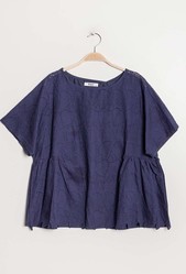 blouse bleue -place des filles luneville