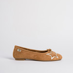 Ballerine camel hello-reqins-place des filles